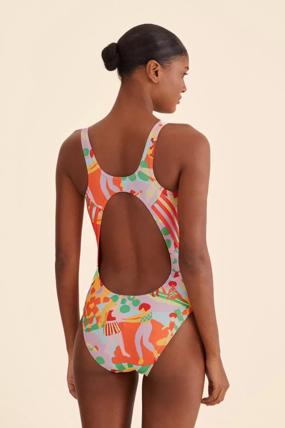 Adidas Farm Swimsuit Pearl Citrine | FARM Rio New