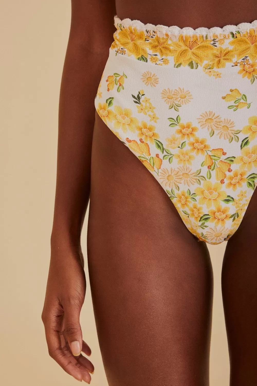 Azaleia High Waist Bikini Bottom | FARM Rio Hot