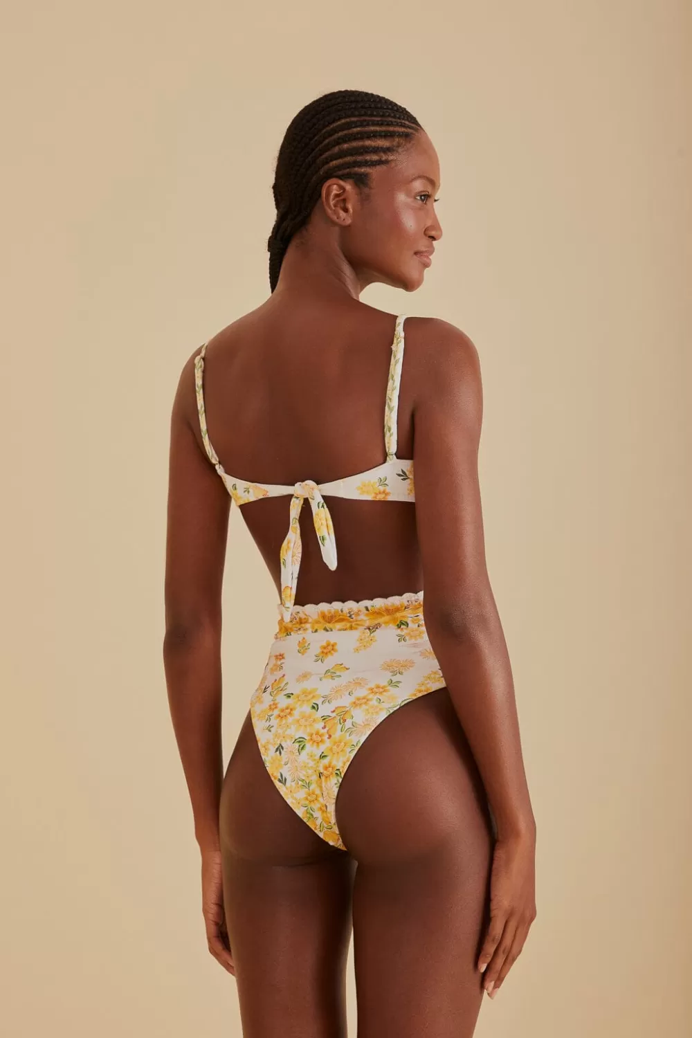 Azaleia High Waist Bikini Bottom | FARM Rio Hot