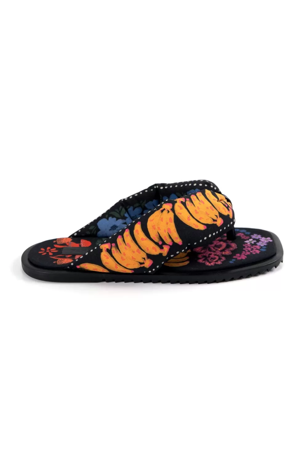 Banana Garden Puffy Flat Sandal | FARM Rio Clearance