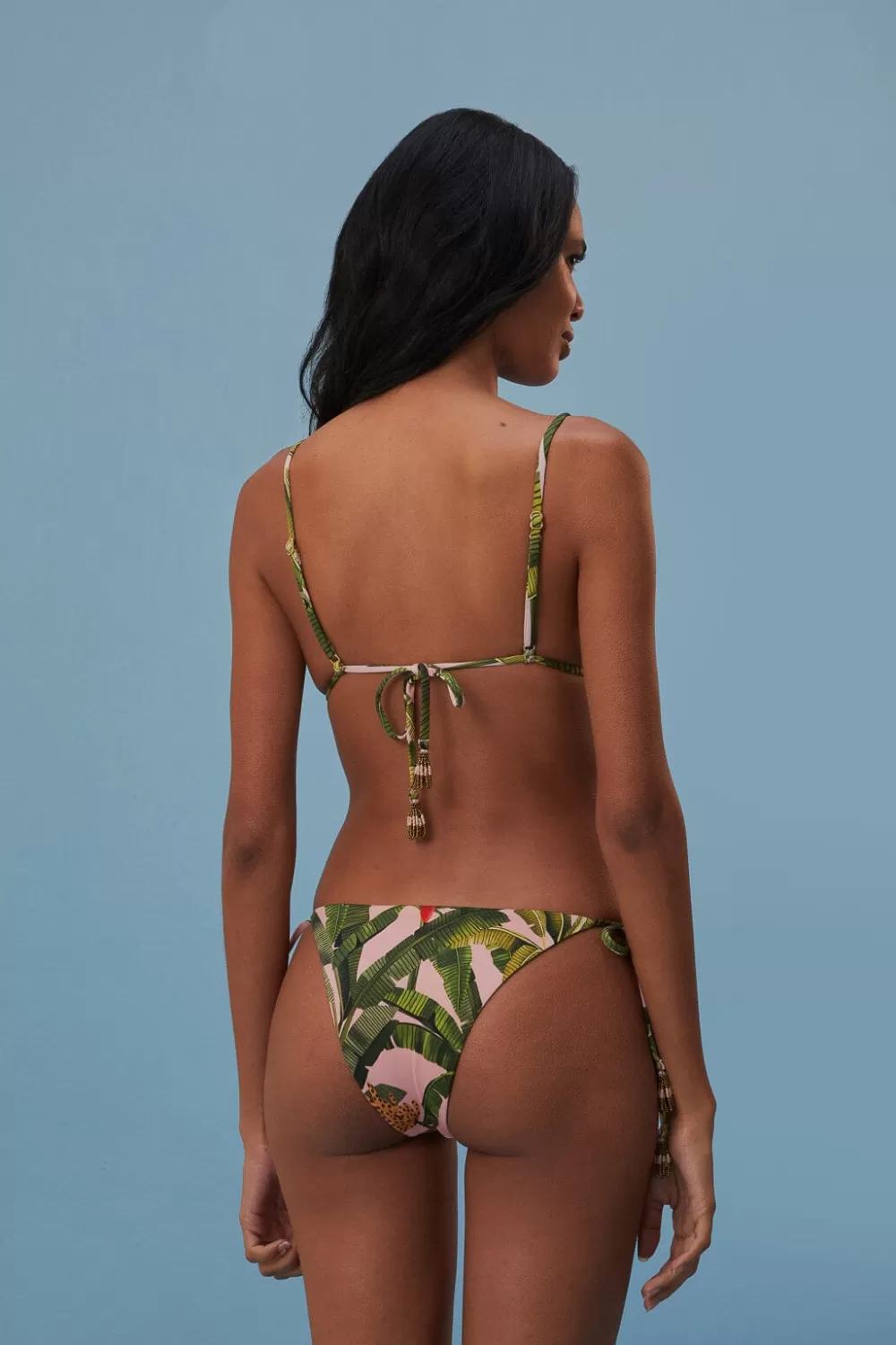 Banana Leaves Tie Side Bikini Bottom | FARM Rio Online