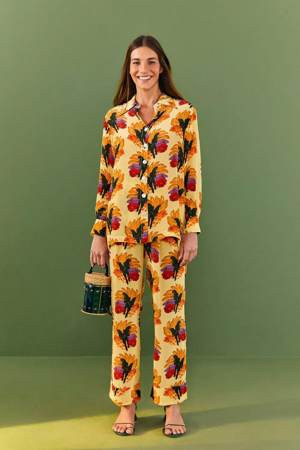 Banana Nest Pajama Pants | FARM Rio Outlet