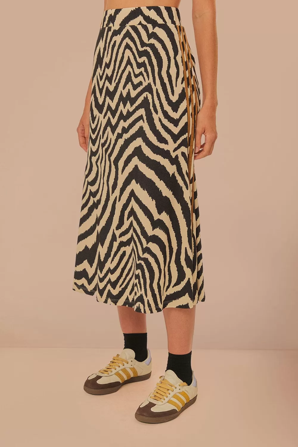 Beige Adidas Maxi Skirt | FARM Rio Sale