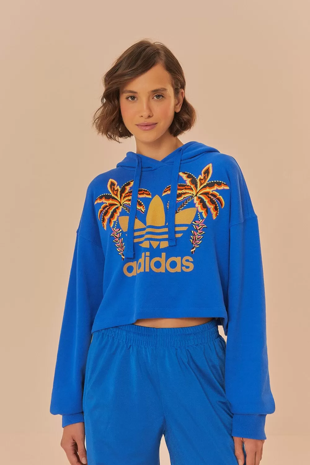 Blue Adidas Sweatshirt | FARM Rio Shop