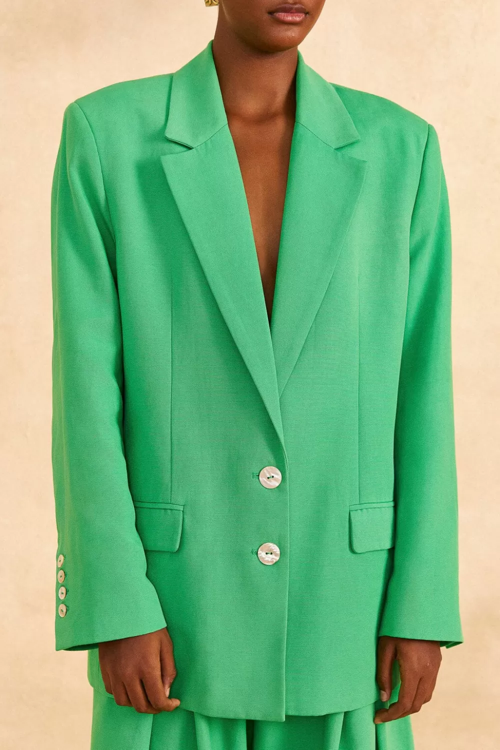 Bright Green Blazer | FARM Rio Online