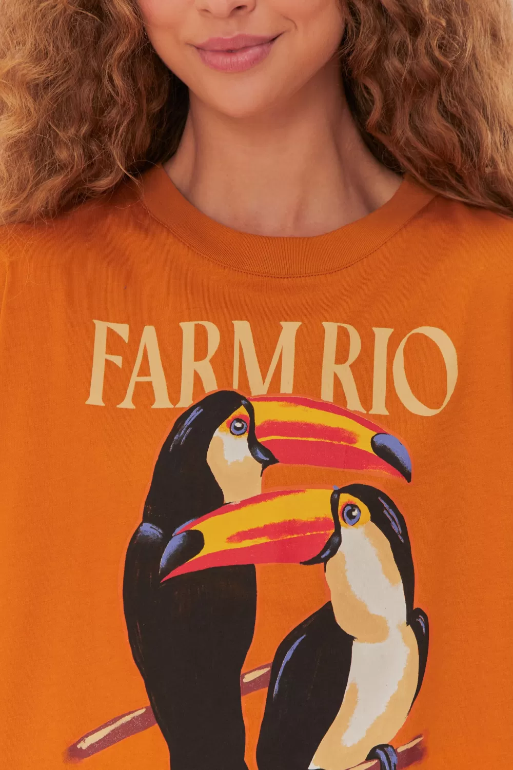 Brown Toucan Organic Cotton Relaxed T-Shirt | FARM Rio Clearance