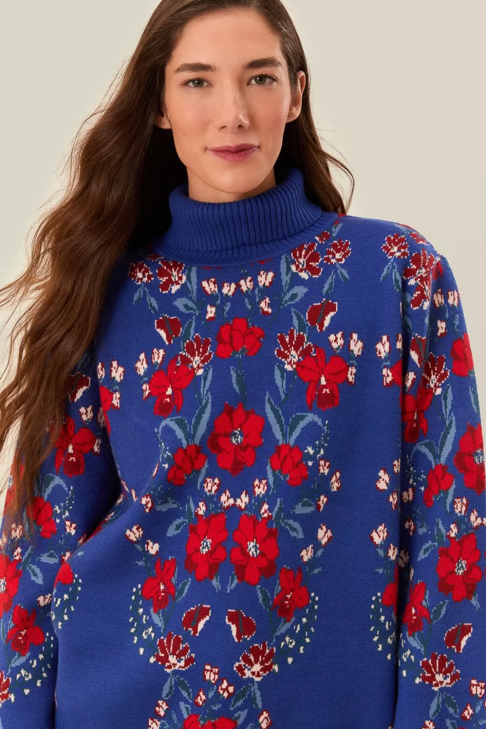 Butterflower Knit Sweater | FARM Rio Online