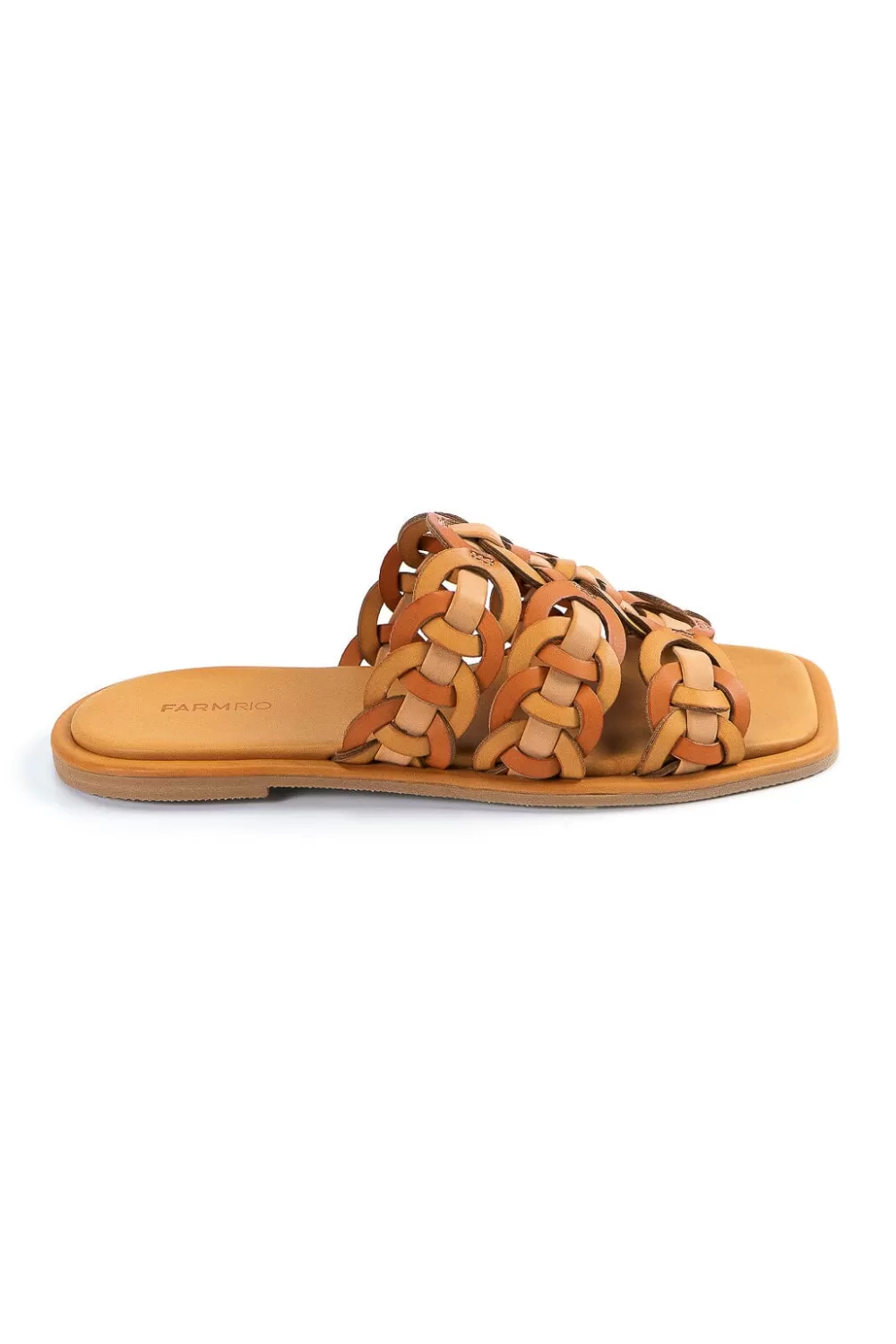 Caramel Circles Flat Sandal | FARM Rio Best