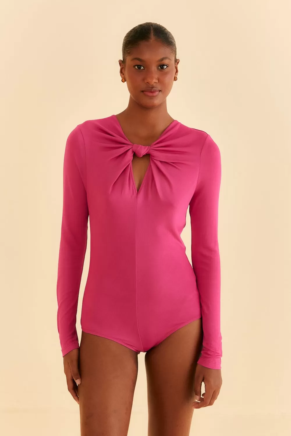 Pink Long Sleeve Bodysuit | FARM Rio Discount