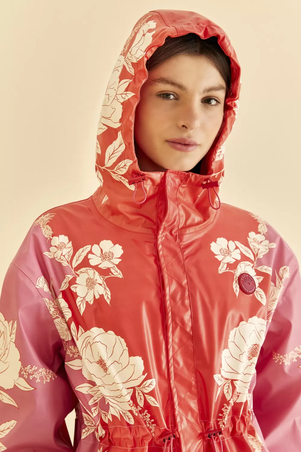 Pink Soft Garden Raincoat | FARM Rio Sale