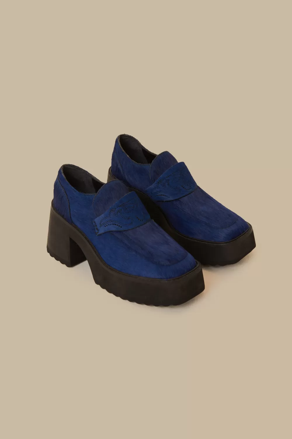 Royal Blue Platform Loafer | FARM Rio Clearance