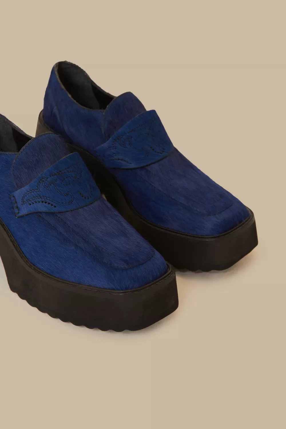 Royal Blue Platform Loafer | FARM Rio Clearance